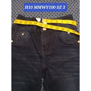 MM JEANS STRETCH DENIM DARK BLUE, WAIST 27iN, H10 MMWY100 SZ 3 , BUTT LIFTING,